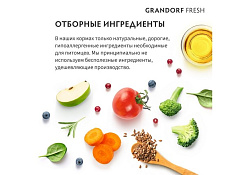 Grandorf Fresh Large Lamb & Sweet Potato Сухой Беззерновой корм Грандорф для взрослых кошек Крупных пород Ягненок батат 400 г