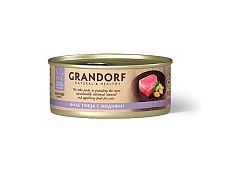 Grandorf Holistic & Hypoallergenic Консервы Грандорф для кошек филе Тунца с Мидиями (цена за упаковку) 70г х 6шт