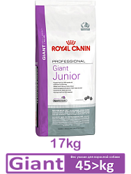 Сухой корм Royal Canin Giant Junior PRO для щенков крупных 17 кг