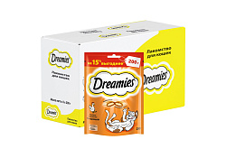 Dreamies Лакомство Дримис для кошек Подушечки с Курицей 200 г
