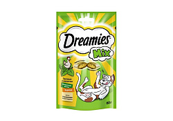 Dreamies Mix Лакомство Дримис для кошек Подушечки Курица Кошачья мята 60 г