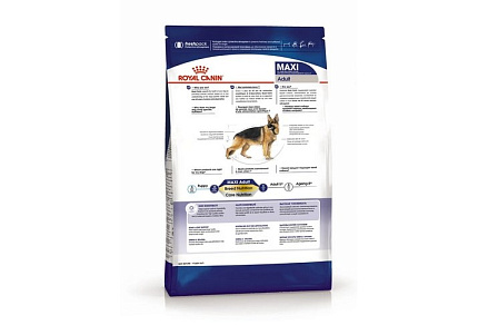 Royal Canin Maxi Adult Сухой корм Роял Канин Макси Эдалт для Взрослых собак Крупных пород в возрасте от 15 месяцев до 5 лет 15 кг