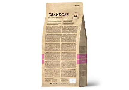Grandorf Kitten Lamb & Rice Сухой корм Грандорф Низкозерновой для Котят Ягненок Индейка 8 кг