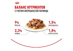 Royal Canin Sterilised Влажный корм (Консервы-Паучи) Роял Канин Стерилайзд для взрослых кастрированных котов и Стерилизованных кошек в Соусе (цена за упаковку) 85г х 28шт