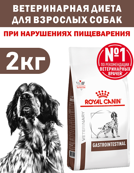 Сухой корм для собак Royal Canin GASTROINTESTINAL (ГАСТРОИНТЕСТИНАЛ) 2 кг
