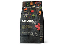 Grandorf Fresh Kitten Lamb & Sweet Potato Сухой Беззерновой корм Грандорф для Котят Ягненок батат 2 кг Grandorf Fresh Kitten Lamb & Sweet Potato Сухой Беззерновой корм Грандорф для Котят Ягненок батат 2 кг