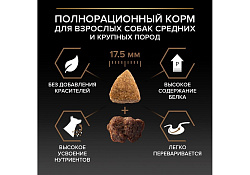 PRO PLAN DUO DELICE Сухой корм ПРО ПЛАН для взрослых собак средних и крупных пород с говядиной 10 кг PRO PLAN DUO DELICE Сухой корм ПРО ПЛАН для взрослых собак средних и крупных пород с говядиной 10 кг