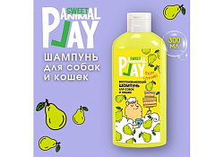 Animal Play Sweet Pear Strudel Шампунь Энимал Плей для собак и кошек Восстанавливающий Грушевый штрудель 300 мл