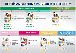 Perfect Fit Adult Паучи Перфект Фит для взрослых кошек Говядина в соусе (цена за упаковку) 75г х 28шт