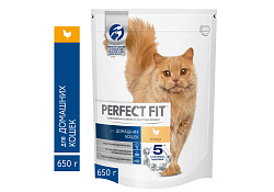Perfect Fit In-home Сухой корм Перфект Фит для домашних кошек Курица 650 г
