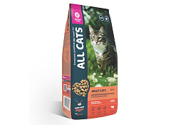 All Cats Сухой корм Ол Кэтс для кошек с Говядиной и овощами 2,4 кг