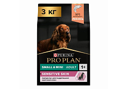 PRO PLAN OPTI DERMA Сухой корм ПРО ПЛАН для взрослых собак мелких пород при чувствительной коже с лососем 3 кг PRO PLAN OPTI DERMA Сухой корм ПРО ПЛАН для взрослых собак мелких пород при чувствительной коже с лососем 3 кг
