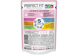 Perfect Fit Junior Паучи Перфект Фит для Котят Курица в соусе (цена за упаковку) 75г х 28шт