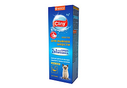 Cliny Паста Клини с ионами Серебра и витамином В5 для кошек для Вывода Шерсти со вкусом Сыра 75 мл