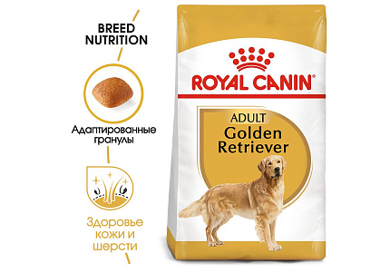 Royal Canin Breed dog Golden Retriever Adult Сухой корм Роял Канин для взрослых собак породы Голден Ретривер старше 15 месяцев 3 кг