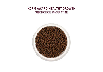 Award Kitten Healthy growth Сухой корм Авард для Котят от 1 месяца, беременных и кормящих кошек Индейка курица рыбий жир семя льна 400 г