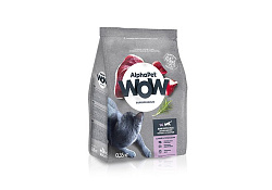 AlphaPet Wow Superpremium Сухой корм АльфаПет для Домашних кошек Утка потрошки 350 г