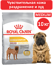 Сухой корм Royal Canin Medium Dermacomfort для взрослых средних пород 10 кг