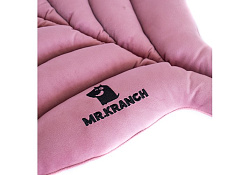 Mr.Kranch Лежанка Мистер Кранч для животных Листочек двусторонняя Розовая M 90х65х5 см