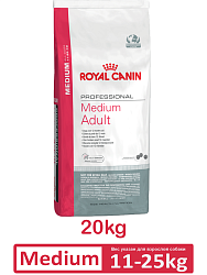 Сухой корм Royal Canin Medium Adult PRO для взрослых собак средних пород 20 кг