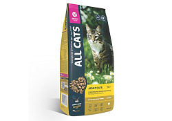 All Cats Сухой корм Ол Кэтс для кошек с Курицей 2,4 кг