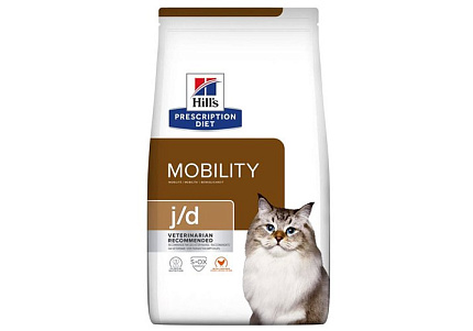 Hills Prescription Diet j\d Feline Лечебный корм Хиллс для кошек при Заболеваниях Суставов 1,5 кг