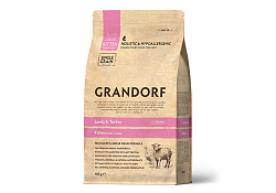 Grandorf Kitten Lamb & Rice Сухой корм Грандорф Низкозерновой для Котят Ягненок Индейка 400 г