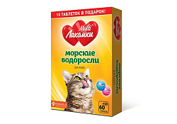 Multi Лакомки Витаминное лакомство Мульти Лакомки для кошек Морские водоросли 70 таб