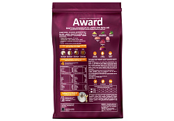 Award Indoor Big cats Сухой корм Авард для взрослых Домашних кошек Крупных пород Говядина курица брокколи юкка Шидигера 1,5 кг