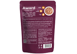 Award Kitten Healthy growth Влажный корм Паучи Авард для Котят от 1 месяца Кусочки в соусе с Индейкой (цена за упаковку) 85г х 24шт