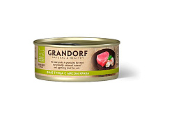 Grandorf Holistic & Hypoallergenic Консервы Грандорф для кошек филе Тунца с мясом краба (цена за упаковку) 70г х 6шт