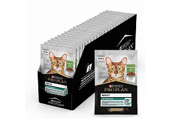 PRO PLAN ADULT Влажный корм Паучи ПРО ПЛАН для взрослых кошек с ягненком в желе (цена за упаковку) 85г х 26шт