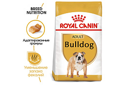 Royal Canin Breed dog Bulldog Adult Сухой корм Роял Канин для взрослых собак породы Английский Бульдог старше 1 года 12 кг Royal Canin Breed dog Bulldog Adult Сухой корм Роял Канин для взрослых собак породы Английский Бульдог старше 1 года 12 кг