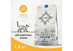 Craftia Galena Cat Diabetic Care Ветеринарный сухой корм Крафтия для кошек при Сахарном диабете 1,4 кг