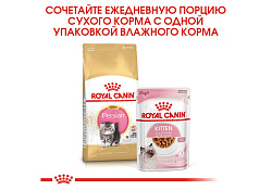 Royal Canin Breed cat Kitten Persian Сухой корм Роял Канин для Котят Персидской породы в возрасте от 4 до 12 месяцев 400 г