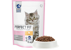 Perfect Fit Сухой корм Перфект Фит для котят Курица 650 г