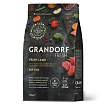 Беззерновой корм с живыми пробиотиками GRANDORF Fresh KITTEN Lamb & Sweet Potato (Свежее мясо ягненка с бататом для котят) 400 г