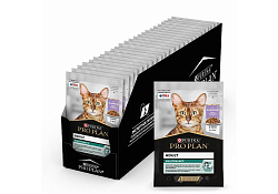 PRO PLAN ADULT Влажный корм Паучи ПРО ПЛАН для взрослых кошек с индейкой в желе (цена за упаковку) 85г х 26шт PRO PLAN ADULT Влажный корм Паучи ПРО ПЛАН для взрослых кошек с индейкой в желе (цена за упаковку) 85г х 26шт