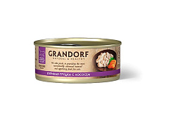 Grandorf Holistic & Hypoallergenic Консервы Грандорф для кошек Куриная грудка с Лососем (цена за упаковку) 70г х 6шт