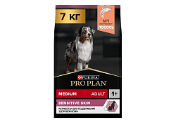 PRO PLAN OPTI DERMA Сухой корм ПРО ПЛАН для взрослых собак средних пород при чувствительной коже с лососем 7 кг PRO PLAN OPTI DERMA Сухой корм ПРО ПЛАН для взрослых собак средних пород при чувствительной коже с лососем 7 кг