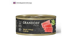 Grandorf Fresh Tuna In Jelly Консервы Грандорф для кошек Филе тунца в желе (цена за упаковку) 70 г х 6 шт