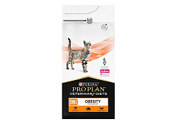 PRO PLAN VETERINARY DIETS OM ST\OX OBESITY MANAGEMENT Сухой корм ПРО ПЛАН Ветеринарная диета для взрослых кошек для снижения избыточной массы тела 1,5 кг