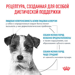 Royal Canin Hypoallergenic Small Dogs Корм сухой для взрослых собак весом до 10 кг, применяемый при пищевой аллергии или непереносимости. Ветеринарная диета, 1 кг.