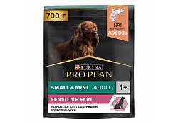 PRO PLAN OPTI DERMA Сухой корм ПРО ПЛАН для взрослых собак мелких пород при чувствительной коже с лососем 700 г PRO PLAN OPTI DERMA Сухой корм ПРО ПЛАН для взрослых собак мелких пород при чувствительной коже с лососем 700 г